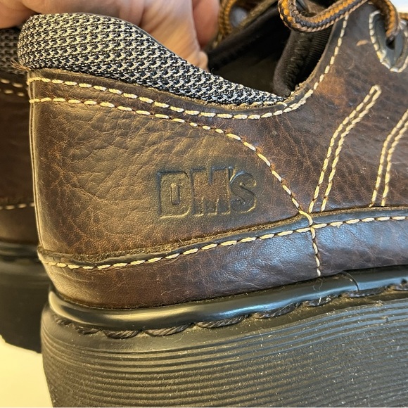 Dr Martens Men's Vintage Brown Chunky Oxford Lace Up Low Top Made In England 5 - Picture 15 of 15